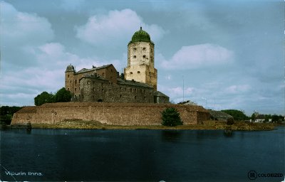 Väritetty Viipurinlinna